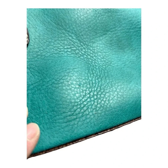 Ladies Western Bling Concealed Carry Turquoise Green Purse - Picture 14 of 16